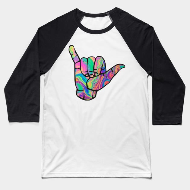 Hang Loose Baseball T-Shirt by kaileyryan